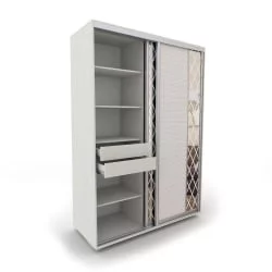 Блок ящиков для шкафа 1000кс600 и 1500кс600 Ящ-47 ДМ Дуб молочный / 1000x600 1500x600