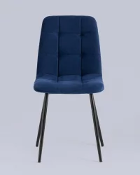 Стул Оливер велюр Темно-синий / Oliver