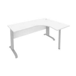 Стол криволинейный правый Рива ПЛ.СА-4 Пр Белый / Riva