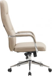 Кресло руководителя Еверпроф Веста Экокожа Бежевый / Everprof Vesta