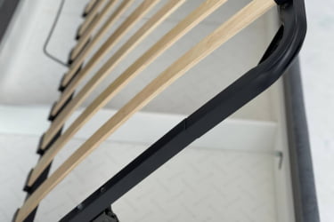 Односпальная кровать с подъемным механизмом Альба (Софа) КМ.С-16 графит (велюр) / КМ.S-16