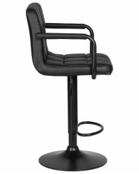 Стул барный ДОБРИН КРУГЕР АРМ БЛАCК (черный) / DOBRIN KRUGER ARM BLACK