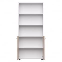 Шкаф полузакрытый Еверпроф ЕВО 254Н003 Дуб Соната Белый / Everprof EVO