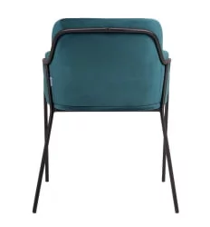 Стул Стрике блаcк Акуамарин / Strike black Aquamarin