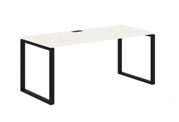 Стол письменный ЕДИС ЕКСТ 1780 Ясень Траун Черный / EDIS EQST