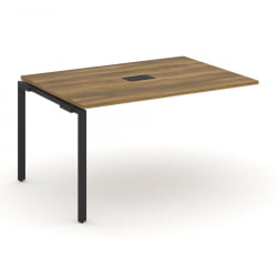 Проходной наборный элемент переговорного стола CОНCЕПТ CН.НПРГ-013 Сандал Янтарный Черный / CONCEPT CN.NPRG-013