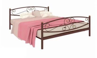 Кровать Каролина Плус 1600х2000 Медная / Plus