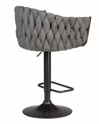 Стул барный ДОБРИН ЛЕОН Графитовая ткань ЛАР-275-21 / DOBRIN LEON LAR-275-21