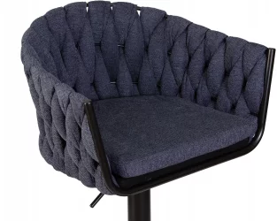 Стул барный ДОБРИН ЛЕОН Синяя ткань ЛАР-275-29 / DOBRIN LEON LAR-275-29