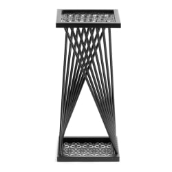 Журнальный стол Остериа/Остерия металл, черный, 25,5х25,5х59 см / Osteria/Остерия