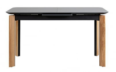 Стол раскладной Комби Гласс 140-180 Аутоматиc Натур/Дэрк матте гласс / Combi Glass Automatic Natur/Dark matte glass