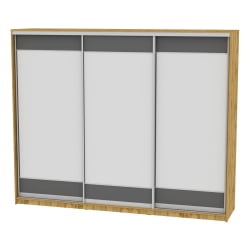 Шкаф-купе Б-220х270х60-2(ДВ-Графит-Д8Д8Д8) / B-220х270х60-2(ДВ-Графит-D8D8D8)