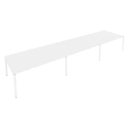 Переговорный стол (3 столешницы) Метал Сйстем Б.ПРГ-3.5 Белый / Metal System