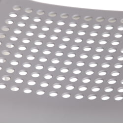 Стул АДДЕ (мод. C-049) металл/пластик, 39 х 49 х 78 см, Грей(серый)/Вхите(белый) разборный / ADDE (mod. C-049) Grey(серый)/White(белый)