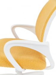 Детское кресло CХАИРМАН ТИН (КИДС) 103 белый пластик БАРНИ (БАРНИ) Лимон / CHAIRMAN (KIDS) (BARNI)