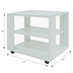 Стеклянный стол БеаутйСтйле 5 Венге/стекло белое / BeautyStyle