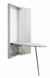 Шкаф со встроенной гладильной доской Ирон Бокс (правый) Беленый дуб / Iron Box