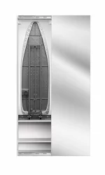 Двустворчатый шкаф Ирон Бокс Принт (правый, купе) Беленый дуб / Iron Box Print