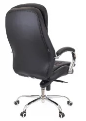 Кресло для руководителя Еверпроф Валенсиа М Кожа Черный / Everprof Valencia M