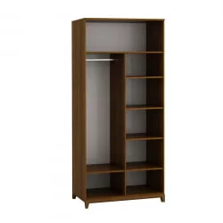 Шкаф двухстворчатый Сканди с зеркалами Сапфир