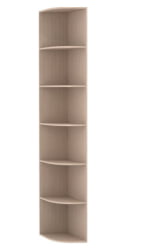 Угловой терминал УТ 2200х дуб молочный / 2200h