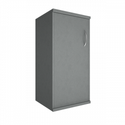 Шкаф низкий узкий левый Рива А.СУ-3.1 Л Серый / Riva