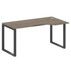 Стол криволинейный правый на О-образном м/к МЕТАЛ СЙСТЕМ БО.СА-1 Пр Вяз/Антрацит / METAL SYSTEM