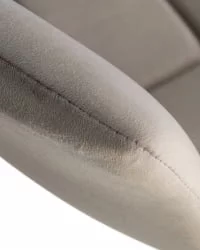 Барный стул ДОБРИН ТАИЛОР ВХИТЕ Серый велюр МДЖ9-75 / DOBRIN TAILOR WHITE MJ9-75