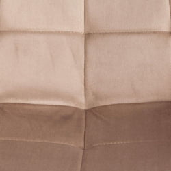 Стул АБРУЗЗО ( мод. 8060 ) металл/вельвет, 52 х 63 х 85 см, бежевый (ХЛР 8)/черный / ABRUZZO mod. (HLR