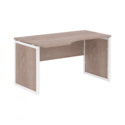 Стол письменный левый КСТЕН-КП КСКПCЕТ 149 Л Дуб Сонома Белый / XTEN-QP XQPCET L