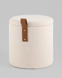 Пуф с ящиком Эркки КСС белый / XS