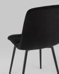 Стул Оливер велюр Черный / Oliver