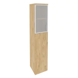 Шкаф высокий узкий левый ОНИКС О.СУ-1.7Р(Л) Тиквуд Светлый / ONIX O.SU-1.7R(L)