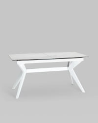 Стол обеденный Аркада раскладной 160-210кс90 Керамика светлая / 160-210x90