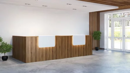 Опора низкого элемента левая САЛ31093603 Орех / SAL31093603