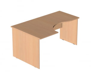 Стол компьютерный угловой Р.СКУ-16 (левый) Дуб Молочный
