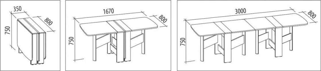 Раскладной стол Колибри 13 Дуб Венге-Кембридж Крем Квазар