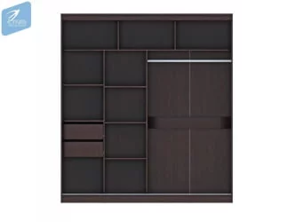 Шкаф-купе с пескоструйной печатью Комфорт-12 Дуб сонома