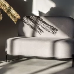 Диван Гаваии 2-х мест Тем серый / Gawaii