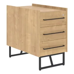 Тумба ЛОФТИС ЛЛC-3Д Дуб Бофорд/Черный / LOFTIS LLC-3D