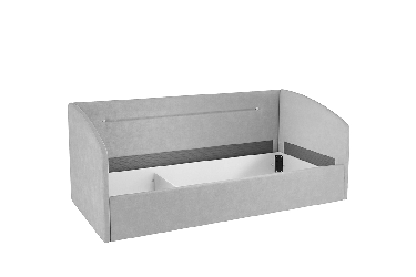 Односпальная кровать с подъемным механизмом Альба (Софа) КМ.С-16 медовый (велюр) / КМ.S-16