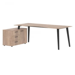 Стол руководителя левый ДЖАЙ ДЖCТ 2013 Л Дуб Каньон / JAY JCT L