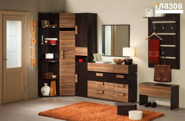 Прихожая композиция 1 Хйпер Палисандр/Венге / Hyper