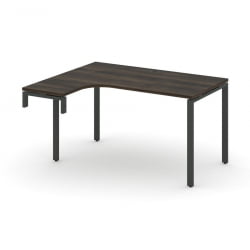 Стол-надставка на опорную тумбу (левый) CОНCЕПТ CН.ОСАН-001(Л) Дуб Мали Антрацит / CONCEPT CN.OSAN-001(L)