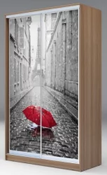 Шкаф-купе Хит-23-17-77 Париж Ясень шимо темный