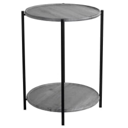 Круглый стол БеаутйСтйле 21 Орех гикори грай / BeautyStyle gray