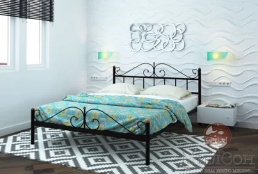 Кровать Диана Плус 1800х2000 Черная / Plus