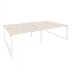 Рабочая станция на О-образном м/к ОНИКС О.МО-Д.РС-4.3.8 Денвер Светлый/Белый / ONIX O.MO-D.RS-4.3.8