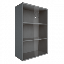 Шкаф средний широкий Рива А.СТ-2.4 Клен/Металлик / Riva