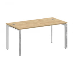 Стол рабочий руководителя на П-образном м/к ОНИКС ДИРЕCТ ЛУКС М-О.МП-СРР-4.8 Тиквуд светлый / ONIX DIRECT LUX M-O.MP-SRR-4.8